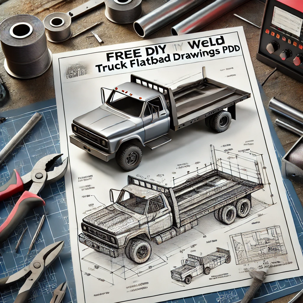 Free DIY Weld Truck Flatbed Drawings PDF