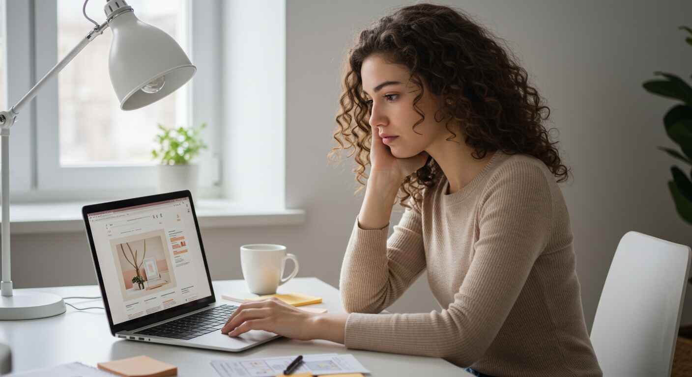 Person thinking about irealltneeda5.com